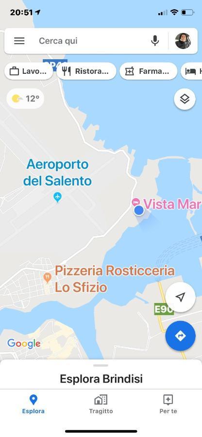 Apartmán Vista Mar Brindisi Exteriér fotografie