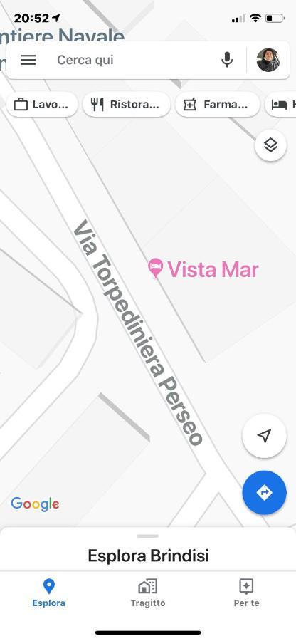Apartmán Vista Mar Brindisi Exteriér fotografie